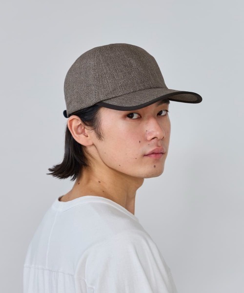 OVERRIDE（オーバーライド）の「OVERRIDE  PAPER CLOTH 6P CAP / オーバーライド（キャップ・メンズ・ベージュ/グレー/ホワイト・57~59cm）」の9枚目の写真