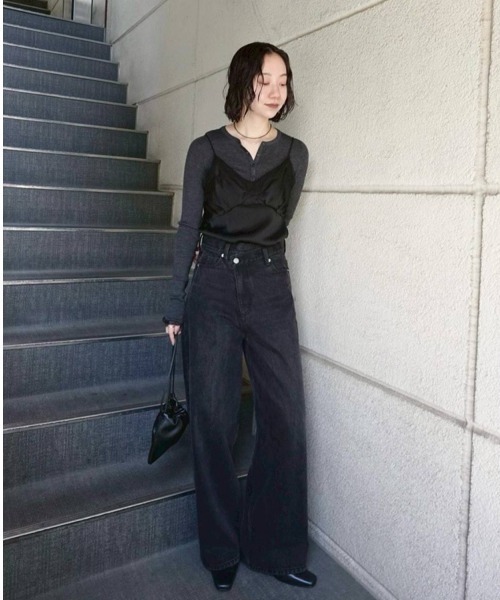 TODAYFUL(トゥデイフル)の「Henry's Denim(デニムパンツ・レディース・ブラック・26inch/25inch/24inch/23inch)」の18枚目の写真