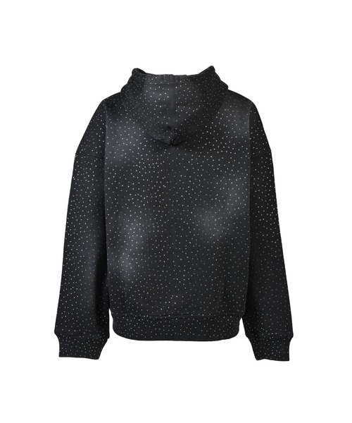 BREATH(ブレス)の「SCRIPT LOGO FADE RHINESTONE ZIP UP HOODIE(パーカー・メンズ・ライトブルー/ブラック・X-LARGE/LARGE/SMALL/MEDIUM/XX-LARGE)」の3枚目の写真