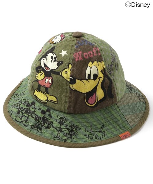 Disney(ディズニー)の「ディズニーキャラクター / リメイクハット(ハット・キッズ・カーキ/レインボー・54/52/50/56)」の2枚目の写真