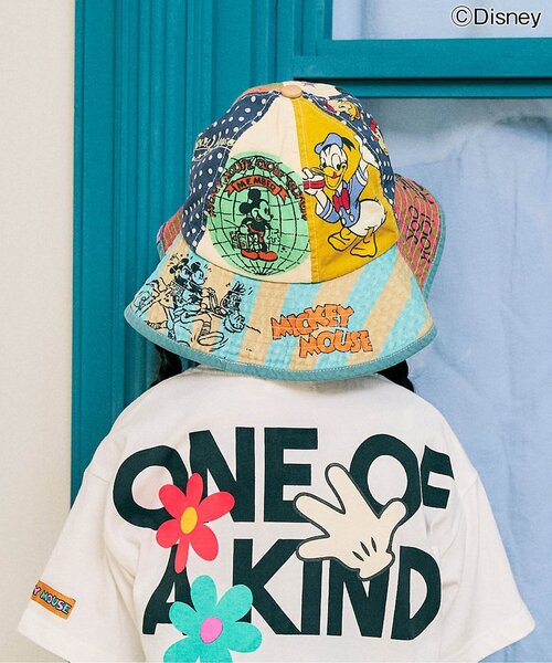 Disney(ディズニー)の「ディズニーキャラクター / リメイクハット(ハット・キッズ・カーキ/レインボー・54/52/50/56)」の4枚目の写真