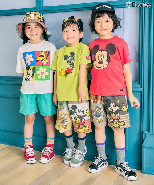 Disney(ディズニー)の「ディズニーキャラクター / リメイクハット(ハット・キッズ・カーキ/レインボー・54/52/50/56)」の5枚目の写真