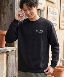 ★日本製 Americana アメカジ プリント スウェット トレーナー トレーナー スウェット HOOK -original-アメカジヴィンテージ風