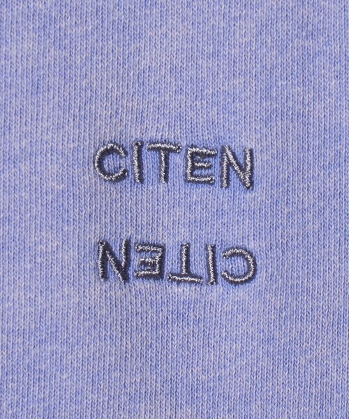 CITEN(シテン)の「<CITEN>ヴィンテージライクスウェットロゴパーカー(パーカー・レディース・ライトブルー/ブラック・FREE)」の7枚目の写真