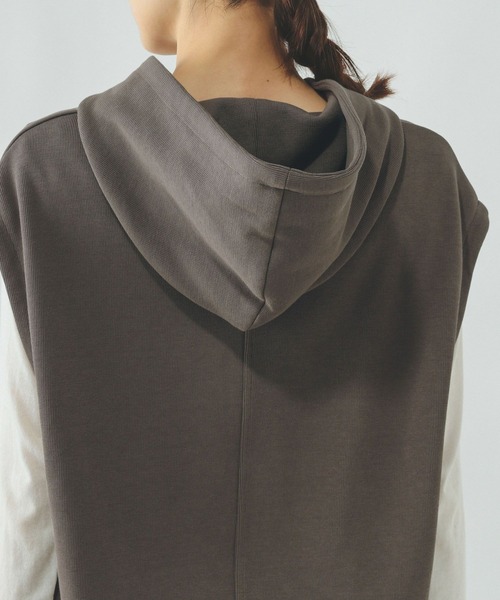 GLOBAL WORK（グローバルワーク）の「WフェイスZIPベスト/642810（ベスト・レディース・ブラック/モカ・MEDIUM/LARGE）」の16枚目の写真