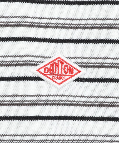 DANTON（ダントン）の「【DANTON/ダントン】ロゴボーダー長袖Tシャツ/STRIPE LONG SLEEVE T-SHIRT/DT-C0200TCB/26SS（Tシャツ/カットソー・メンズ・ブルー系その他/ホワイト系その他・S/L/XL/M）」の14枚目の写真