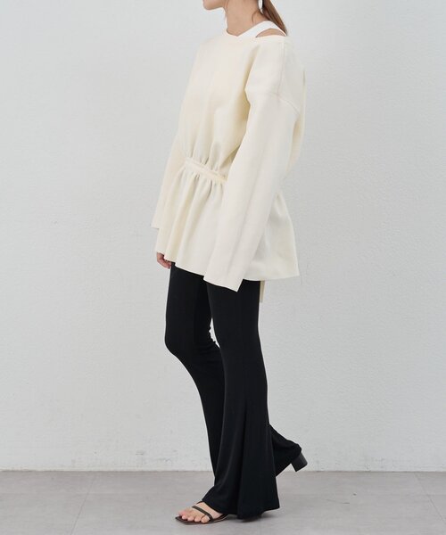 SHENERY（シーナリー）の「3WAYペプラムカーディガン（カーディガン/ボレロ・レディース・ブラック/パープル/オフホワイト・FREE）」の13枚目の写真