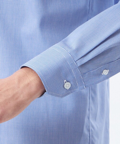 MACKINTOSH PHILOSOPHY(マッキントッシュ フィロソフィー)の「オックス/ストライプ/チェック/セミワイドシャツ(シャツ/ブラウス・メンズ・ライトブルー/ブルー系その他3/ブルー/ホワイト・40/38)」の13枚目の写真