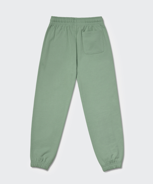 MUSINSA STANDARD KIDS（ムシンサスタンダードキッズ）の「ベーシックスウェットパンツ [セージグリーン]（スウェットパンツ・レディース・その他・110/120/130/150/160/140/100）」の3枚目の写真