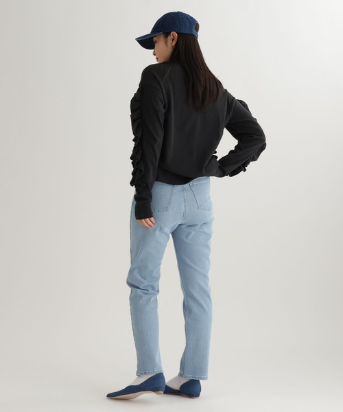 studio CLIP（スタディオクリップ）の「【daily CLIP】フリフリロンT（Tシャツ/カットソー・レディース・ホワイト/ピンク/チャコール・FREE）」の15枚目の写真