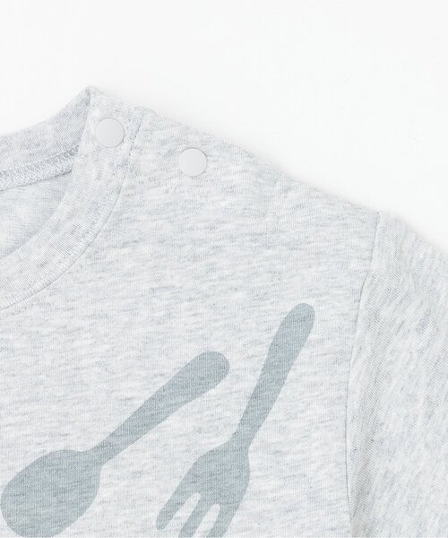 kladskap(クレードスコープ)の「お弁当半袖Tシャツ(Tシャツ/カットソー・キッズ・トップグレー/ライトグリーン・100cm/90cm/80cm/120cm/110cm)」の5枚目の写真