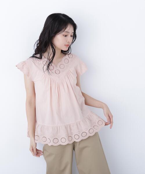 コットン刺繍ブラウス（シャツ/ブラウス）｜N.（N. Natural Beauty
