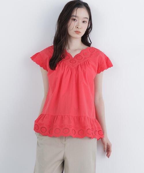 コットン刺繍ブラウス（シャツ/ブラウス）｜N.（N. Natural Beauty