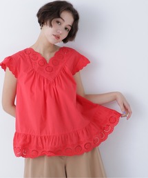 N.（N. Natural Beauty Basic）（エヌエヌナチュラルビューティーベーシック）の「コットン刺繍ブラウス（シャツ/ブラウス）」