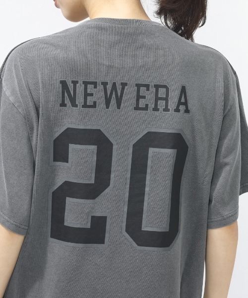 NEW ERA(ニューエラ)の「ニューエラ WS SS OS GARMENT DYE CT TEE CHA(Tシャツ/カットソー・レディース・チャコールグレー・M/S)」の6枚目の写真