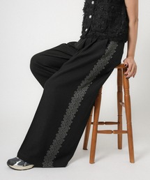 Floran | ストレッチサイドレースパンツ(スラックス)