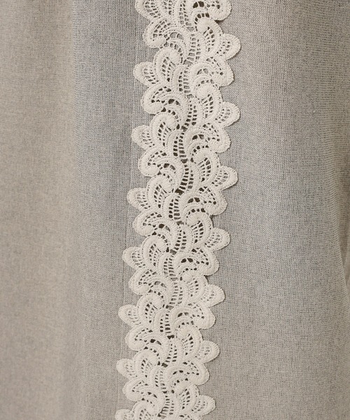 Floran（フローラン）の「ストレッチサイドレースパンツ（スラックス・レディース・ベージュ/グレー/ブラック・FREE）」の6枚目の写真