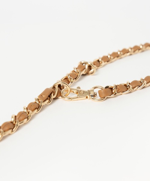 BARNYARDSTORM（バンヤードストーム）の「BARNYARDSTORM / キルティングチェーンミニバッグ（ショルダーバッグ・レディース・ブラック/ベージュ・FREE）」の20枚目の写真