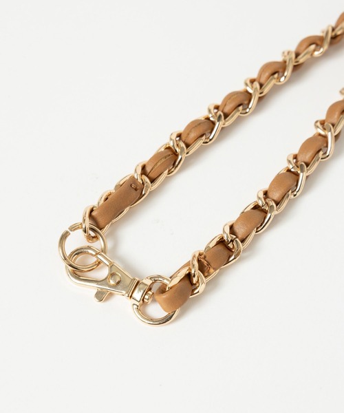 BARNYARDSTORM（バンヤードストーム）の「BARNYARDSTORM / キルティングチェーンミニバッグ（ショルダーバッグ・レディース・ブラック/ベージュ・FREE）」の21枚目の写真