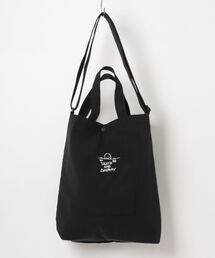 TOTE SHOULDER BAG M/THRASHER スラッシャー トートショルダーバッグ M GONZ刺繍 スナップボタン A4対応 軽量 通学 通勤 エコバッグ ストリート