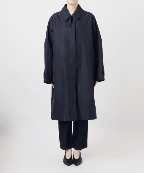 SLOBE IENA（スローブイエナ）の「《WEB限定/追加》ドルマンスリーブコート（ステンカラーコート・レディース・ベージュ/ネイビー・36/38）」の7枚目の写真