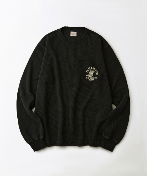 OUTSTANDING(アウトスタンディング)の「MOT SERIES LONG SLEEVE(HOLLISTER)_VINTAGE BLACK(Tシャツ/カットソー・メンズ・その他・MEDIUM/LARGE/X-LARGE)」の2枚目の写真