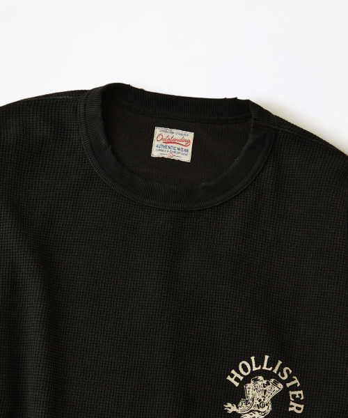 OUTSTANDING(アウトスタンディング)の「MOT SERIES LONG SLEEVE(HOLLISTER)_VINTAGE BLACK(Tシャツ/カットソー・メンズ・その他・MEDIUM/LARGE/X-LARGE)」の3枚目の写真