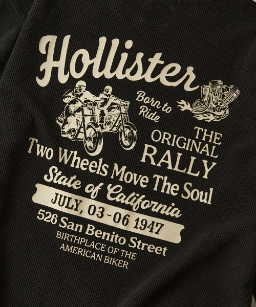 OUTSTANDING(アウトスタンディング)の「MOT SERIES LONG SLEEVE(HOLLISTER)_VINTAGE BLACK(Tシャツ/カットソー・メンズ・その他・MEDIUM/LARGE/X-LARGE)」の7枚目の写真