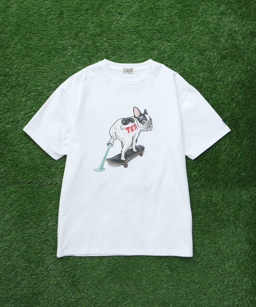 The Endless Summer(エンドレスサマー)の「TES NO WORRIES TEE / Tシャツ(Tシャツ/カットソー・メンズ・ホワイト/グレー/アイボリー・MEDIUM/LARGE/X-LARGE/XX-LARGE/SMALL)」の4枚目の写真