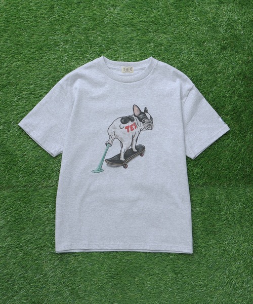 The Endless Summer(エンドレスサマー)の「TES NO WORRIES TEE / Tシャツ(Tシャツ/カットソー・メンズ・ホワイト/グレー/アイボリー・MEDIUM/LARGE/X-LARGE/XX-LARGE/SMALL)」の9枚目の写真