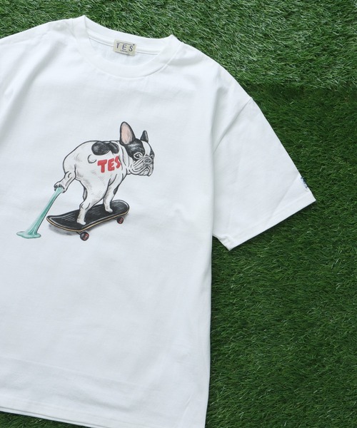 The Endless Summer（エンドレスサマー）の「TES NO WORRIES TEE / Tシャツ（Tシャツ/カットソー・メンズ・ホワイト/グレー/アイボリー・MEDIUM/LARGE/X-LARGE/XX-LARGE/SMALL）」の11枚目の写真