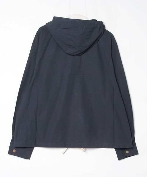 BROKEN BASE(ブロークンベース)の「コットンライクアノラック(ブルゾン・メンズ・ネイビー/グレー系/ブルー系・LARGE/MEDIUM/SMALL)」の4枚目の写真