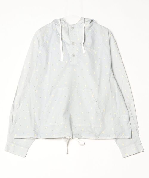 BROKEN BASE(ブロークンベース)の「コットンライクアノラック(ブルゾン・メンズ・ネイビー/グレー系/ブルー系・LARGE/MEDIUM/SMALL)」の8枚目の写真