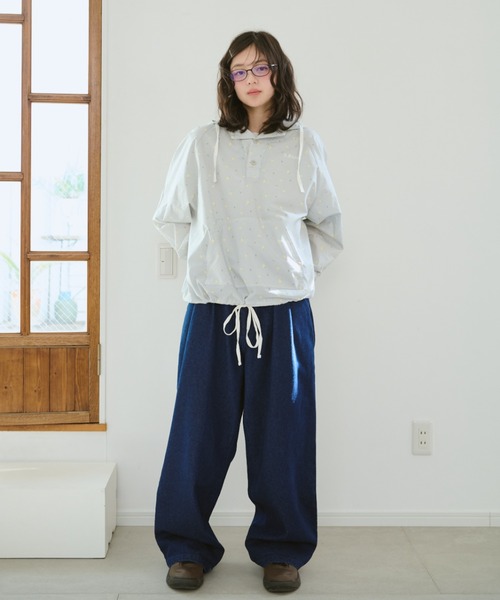 BROKEN BASE(ブロークンベース)の「コットンライクアノラック(ブルゾン・メンズ・ネイビー/グレー系/ブルー系・LARGE/MEDIUM/SMALL)」の22枚目の写真