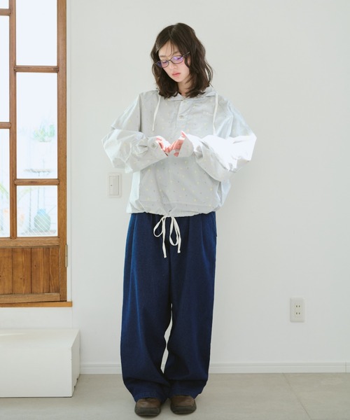 BROKEN BASE(ブロークンベース)の「コットンライクアノラック(ブルゾン・メンズ・ネイビー/グレー系/ブルー系・LARGE/MEDIUM/SMALL)」の21枚目の写真