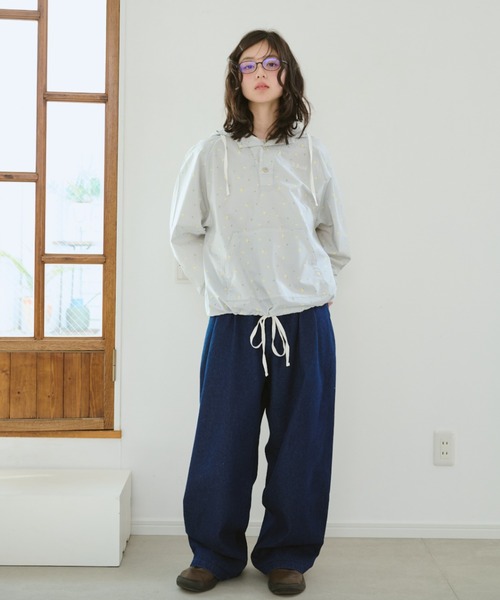 BROKEN BASE(ブロークンベース)の「コットンライクアノラック(ブルゾン・メンズ・ネイビー/グレー系/ブルー系・LARGE/MEDIUM/SMALL)」の20枚目の写真
