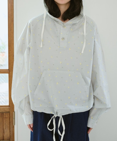 BROKEN BASE(ブロークンベース)の「コットンライクアノラック(ブルゾン・メンズ・ネイビー/グレー系/ブルー系・LARGE/MEDIUM/SMALL)」の16枚目の写真
