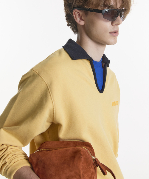 NOHANT（ノアン）の「CLASSIC V-NECK SWEATSHIRT YELLOW（スウェット・メンズ・イエロー・SMALL/MEDIUM/LARGE）」の9枚目の写真