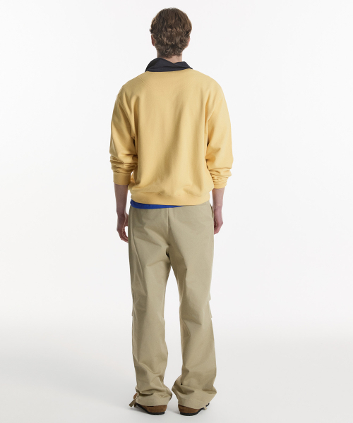 NOHANT（ノアン）の「CLASSIC V-NECK SWEATSHIRT YELLOW（スウェット・メンズ・イエロー・SMALL/MEDIUM/LARGE）」の7枚目の写真