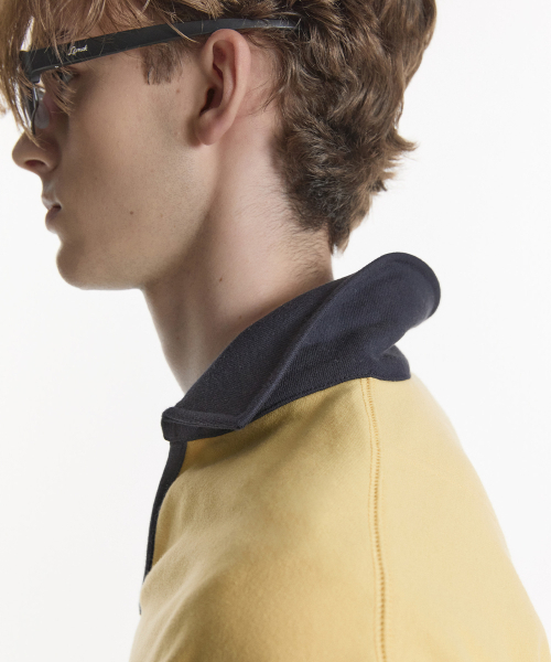 NOHANT（ノアン）の「CLASSIC V-NECK SWEATSHIRT YELLOW（スウェット・メンズ・イエロー・SMALL/MEDIUM/LARGE）」の6枚目の写真
