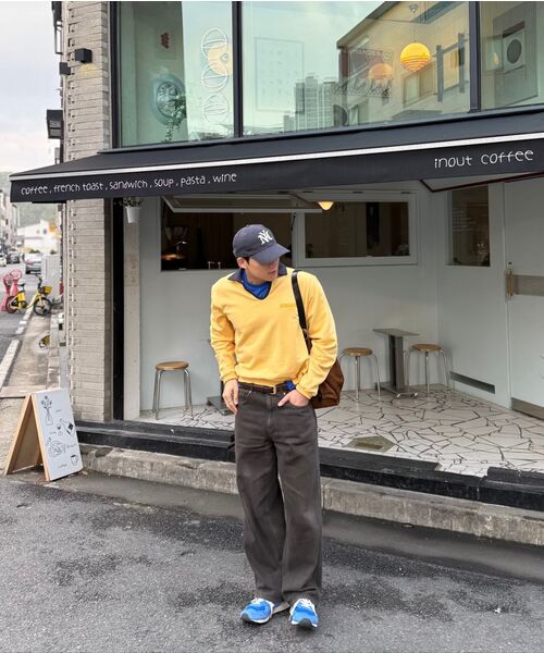 NOHANT（ノアン）の「CLASSIC V-NECK SWEATSHIRT YELLOW（スウェット・メンズ・イエロー・SMALL/MEDIUM/LARGE）」の10枚目の写真