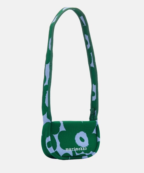 marimekko(マリメッコ)の「【ZOZO限定】Unikko / Knitted Crossbody Shoulderbag(ショルダーバッグ・レディース・モスグリーン・FREE)」の2枚目の写真