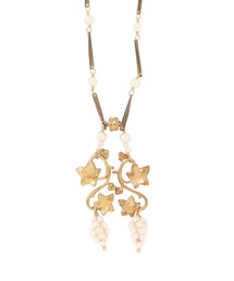 DRESSLAVE | monshiro / budou nitori Lariat necklace(ブドウニトリラリエットネックレス mn-p-214)(ネックレス)