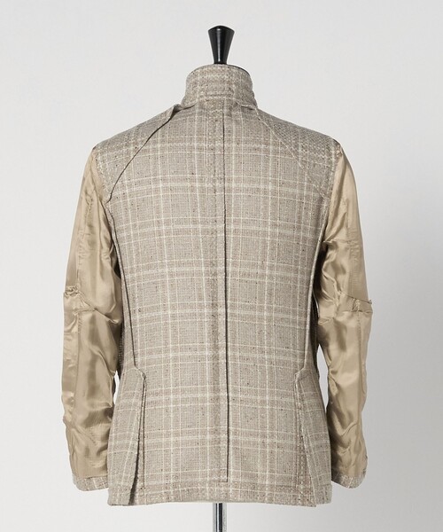 LARDINI（ラルディーニ）の「＜LARDINI＞ファンシーチェック シングル3ボタン テーラードジャケット（テーラードジャケット・メンズ・ベージュ・46/44/42）」の3枚目の写真