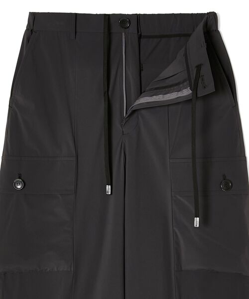 N.HOOLYWOOD COMPILE（N.ハリウッド コンパイル）の「FLAP-POCKET WIDE TROUSERS（スラックス・メンズ・チャコール/ネイビー・38/36/40）」の3枚目の写真