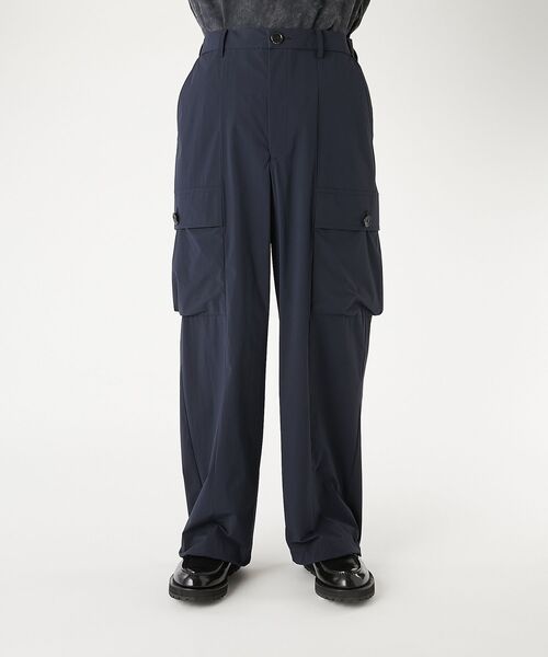 N.HOOLYWOOD COMPILE（N.ハリウッド コンパイル）の「FLAP-POCKET WIDE TROUSERS（スラックス・メンズ・チャコール/ネイビー・38/36/40）」の11枚目の写真