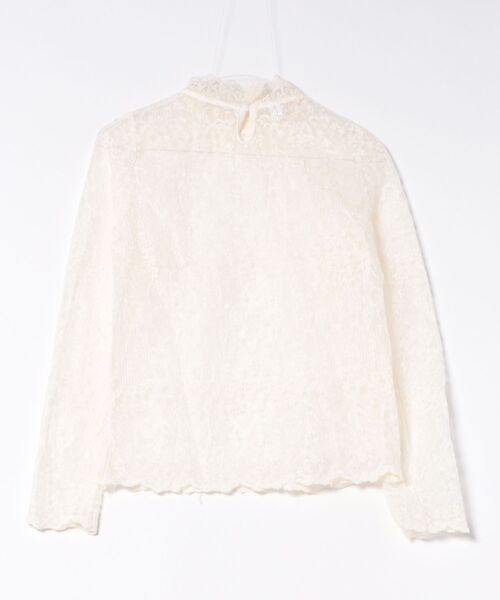 LAUTRE COTE（ロウトレコウト）の「レースシャツ（シャツ/ブラウス・レディース・アイボリー/ホワイト・LARGE/MEDIUM）」の5枚目の写真