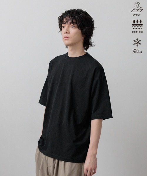LOWRYS FARM(ローリーズファーム)の「【LFM(U)】 somartiカノコクルーTSS 663683(Tシャツ/カットソー・メンズ・グレー/グリーン/ブラック・MEDIUM/LARGE)」の2枚目の写真