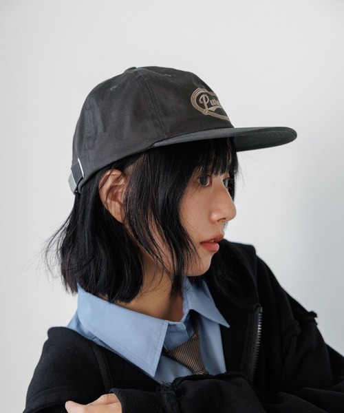 PBLIM（ページボーイリム）の「《UNISEX》サークルロゴCAP（キャップ・レディース・チャコールグレー/ネイビー・FREE）」の3枚目の写真