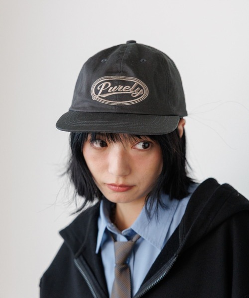 PBLIM（ページボーイリム）の「《UNISEX》サークルロゴCAP（キャップ・レディース・チャコールグレー/ネイビー・FREE）」の4枚目の写真
